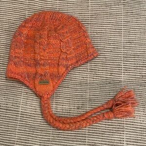 Columbia Women's Coral Knit Hat with Braided Tassels